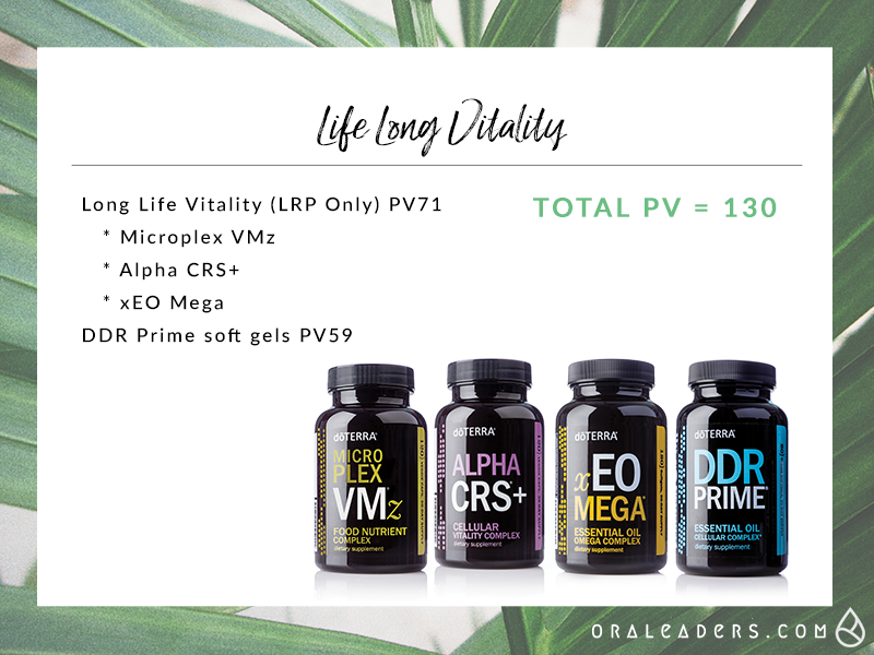 dōTERRA Loyalty Rewards Program LRP Life Long Vitality - Ora Leaders