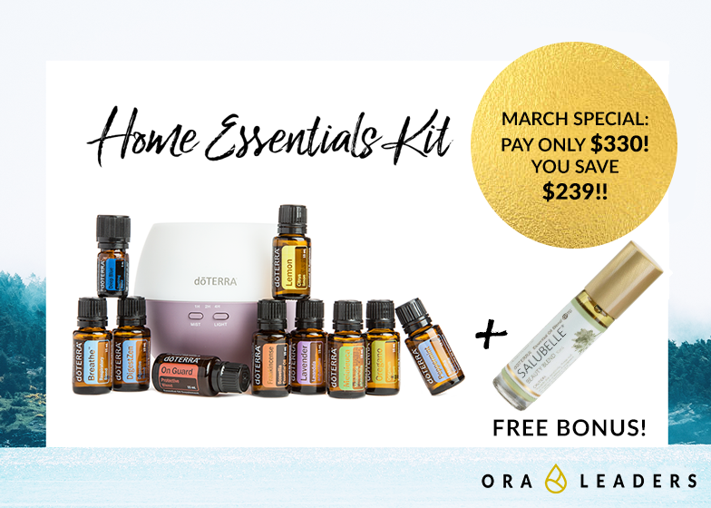 Enrolment Promo Home Essentials Kit Australia March 2018 - Ora Leaders