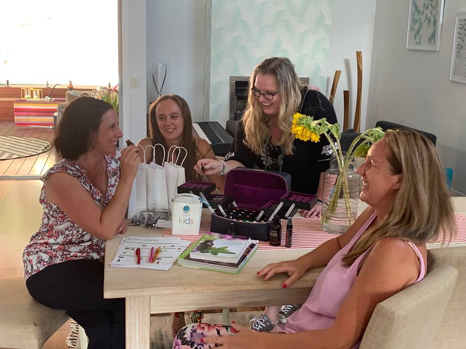 Rebecca Jackson, Ora Leaders founder and doterra Diamond Leader, with the Ora Leaders team.